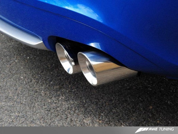 AWE Tuning S5 4.2L Touring Edition Exhaust System - Polished Silver Tips