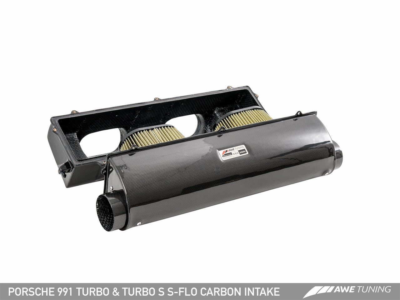 AWE S-FLO Carbon Intake for Porsche 991 Turbo and Turbo S