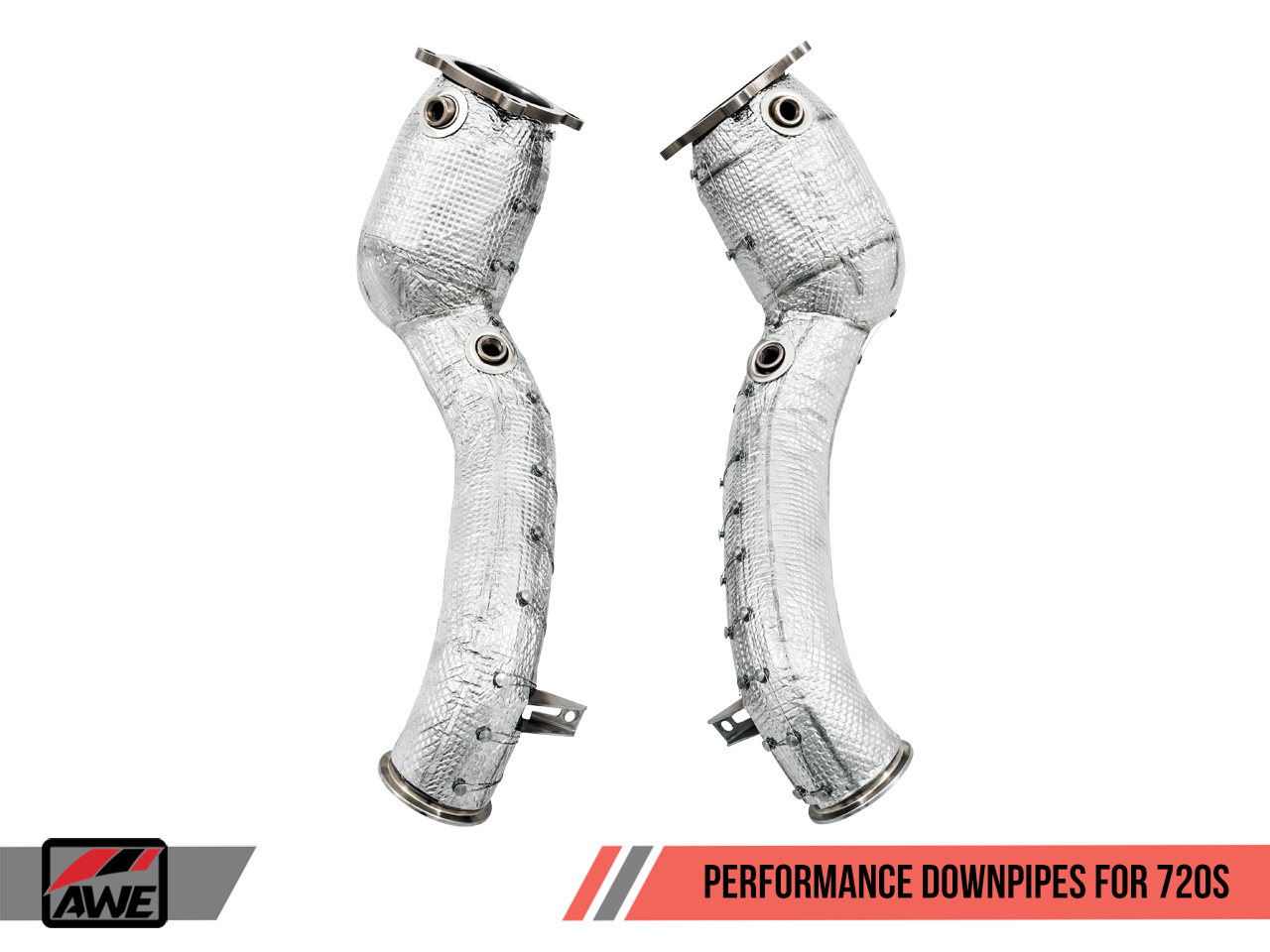 AWE Performance Downpipes for McLaren 720S (HJS 200 Cell Cats)