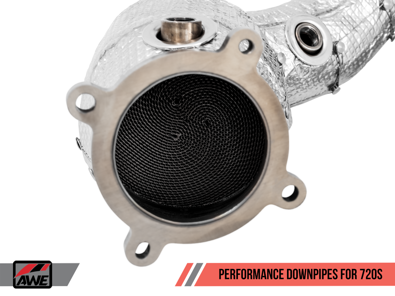 AWE Performance Downpipes for McLaren 720S (HJS 200 Cell Cats)