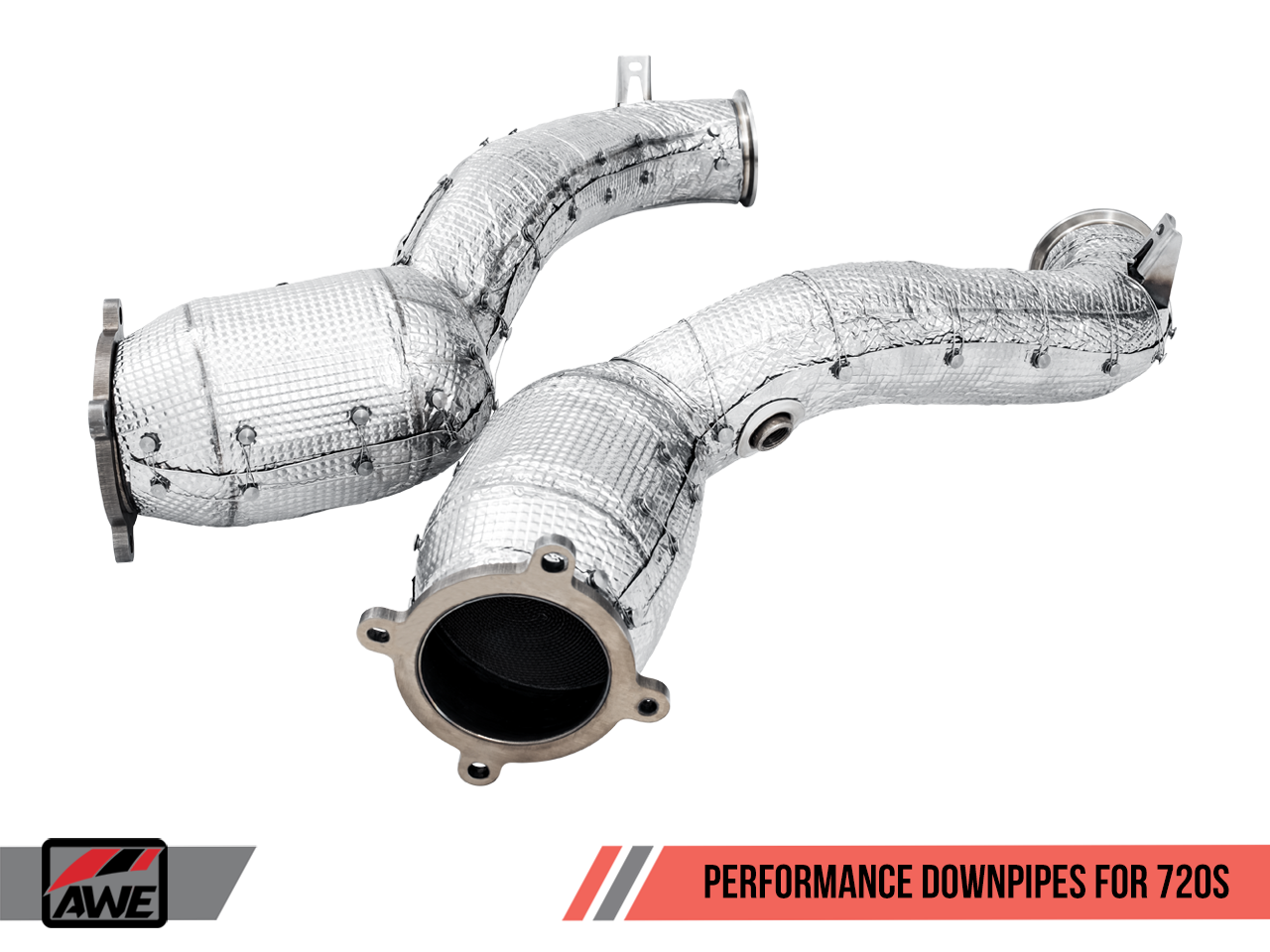 AWE Performance Downpipes for McLaren 720S (HJS 200 Cell Cats)