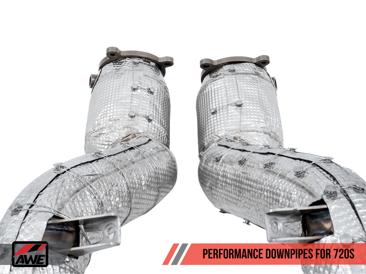 AWE Performance Downpipes for McLaren 720S (HJS 200 Cell Cats)