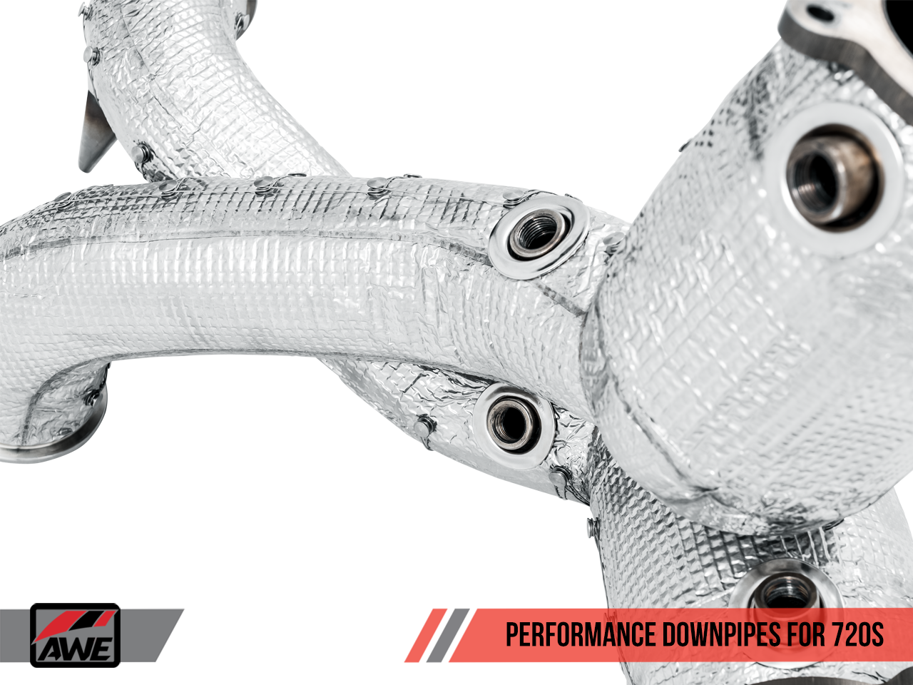 AWE Performance Downpipes for McLaren 720S (HJS 200 Cell Cats)