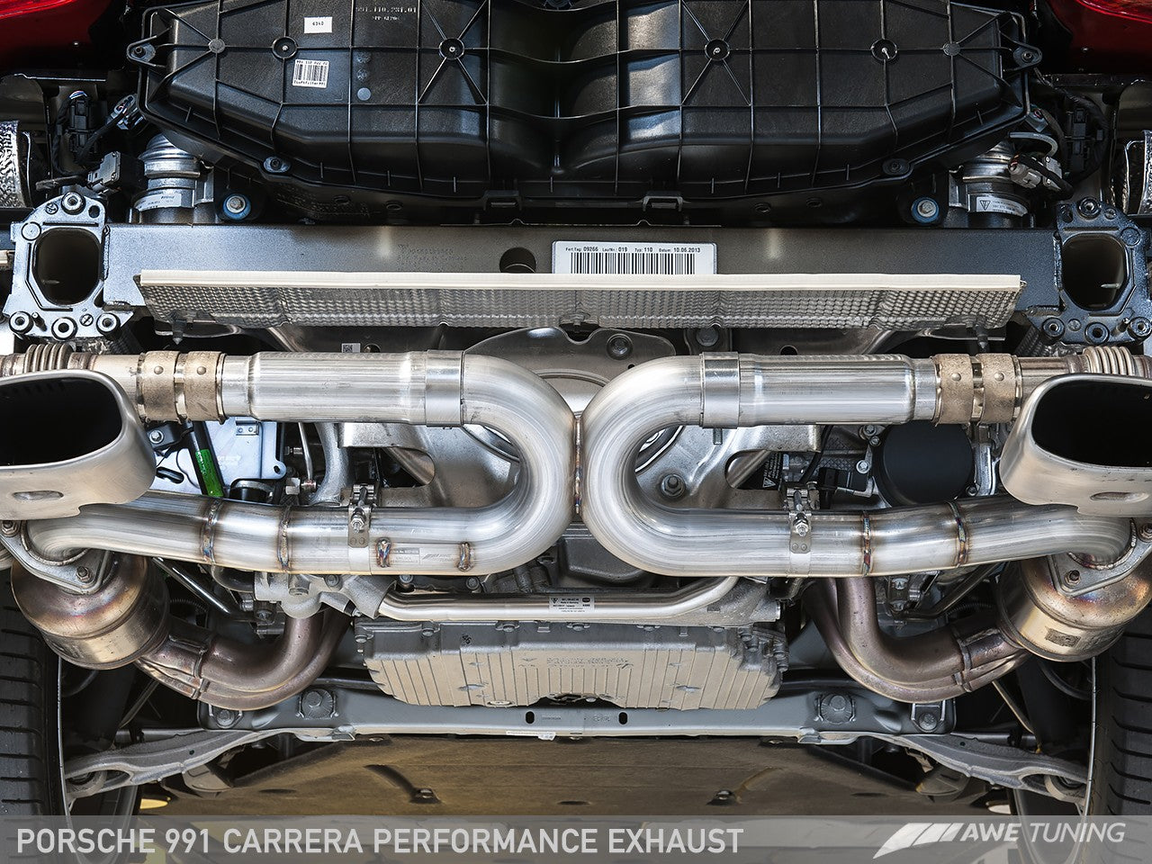 AWE Performance Exhaust for 991 Carrera - Use Stock Tips