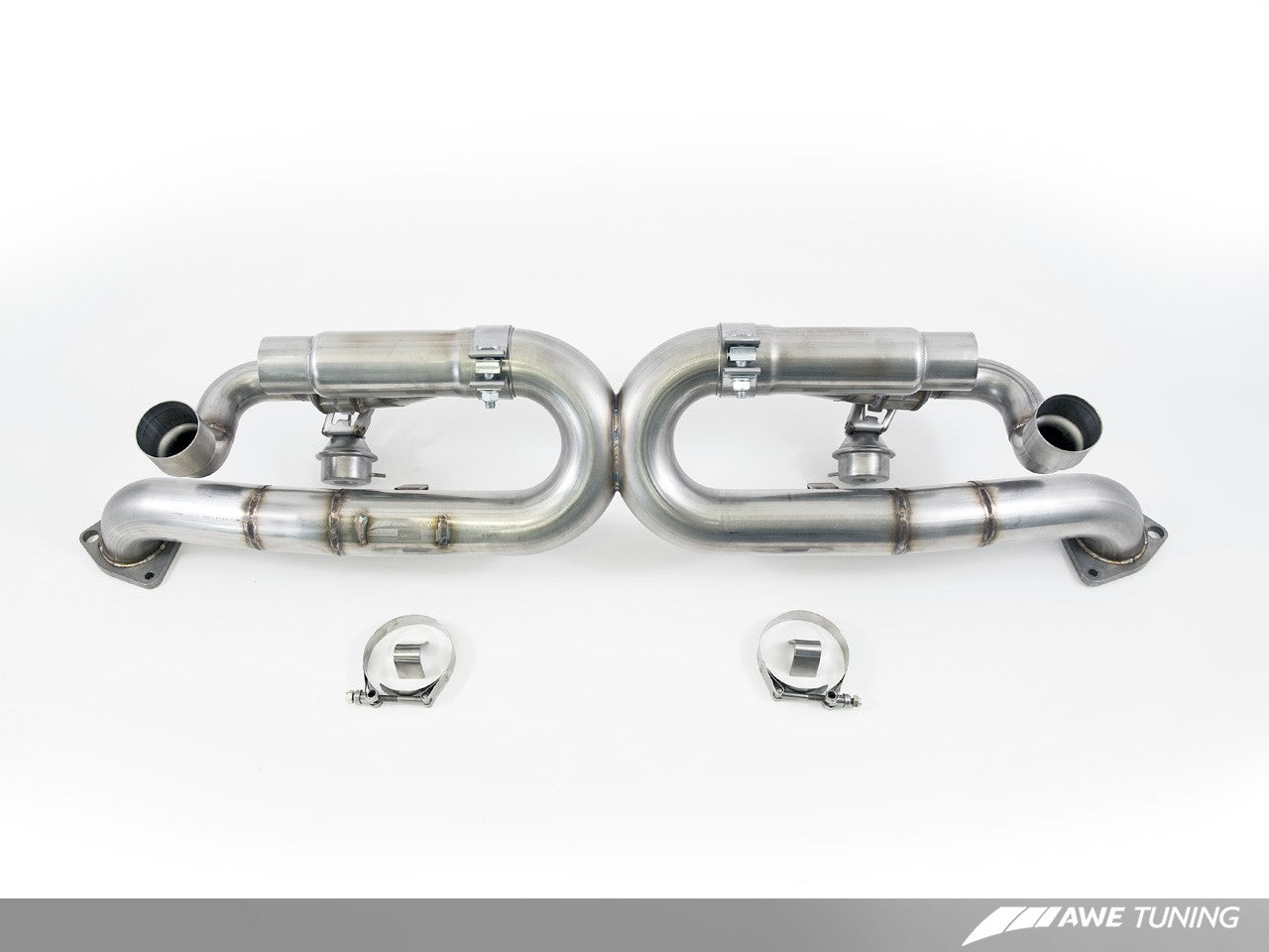 AWE SwitchPath™ Exhaust for Porsche 991 - Non-PSE cars - Diamond Black Tips