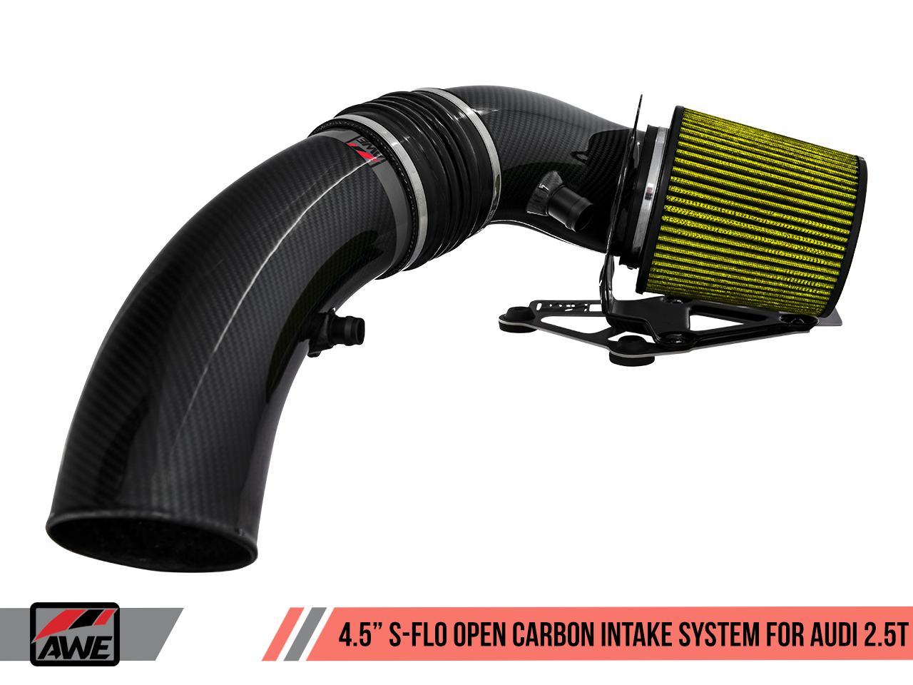 AWE 4.5" S-FLO Open Carbon Intake System for Audi RS 3 / TT RS