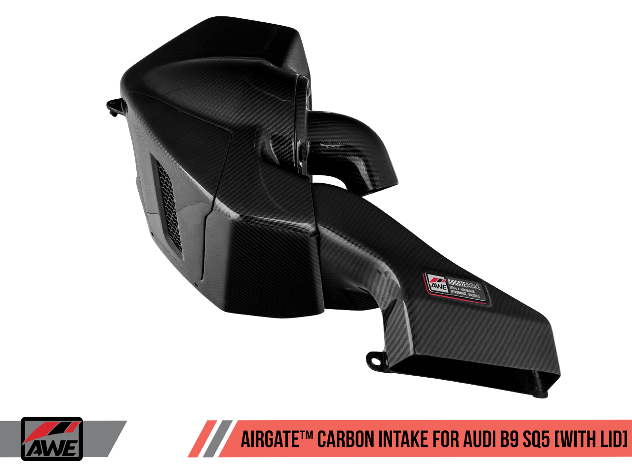 AWE AirGate™ Carbon Fiber Intake for Audi B9 SQ5 3.0T - With Lid