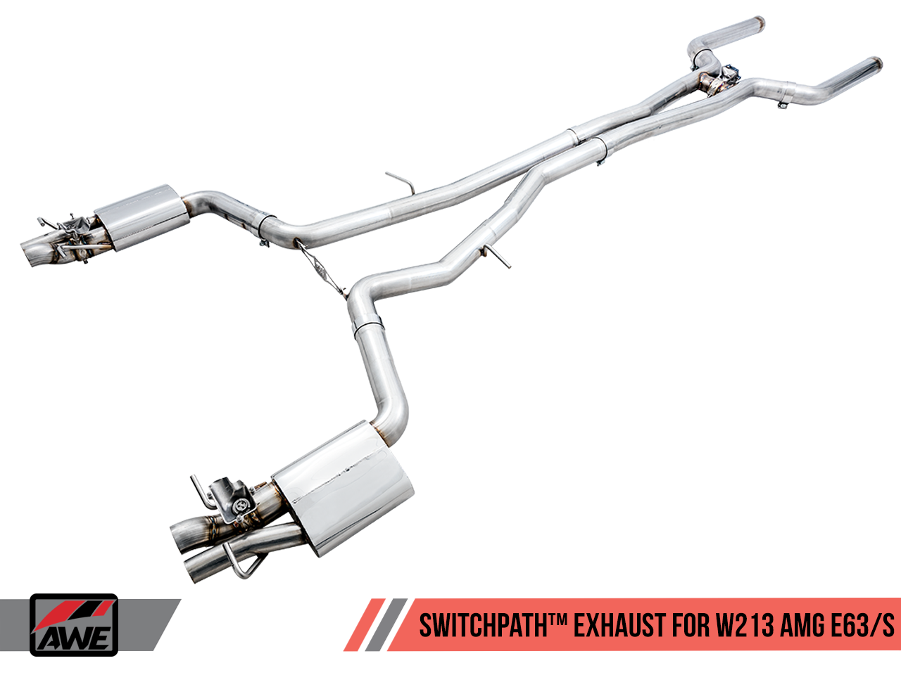 AWE SwitchPath™ Exhaust for W213 AMG E63/S Sedan / Wagon (for AMG Performance Exhaust Cars)