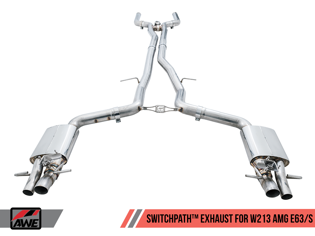 AWE SwitchPath™ Exhaust for W213 AMG E63/S Sedan / Wagon (for AMG Performance Exhaust Cars)