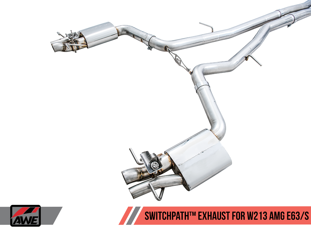 AWE SwitchPath™ Exhaust for W213 AMG E63/S Sedan / Wagon (for AMG Performance Exhaust Cars)