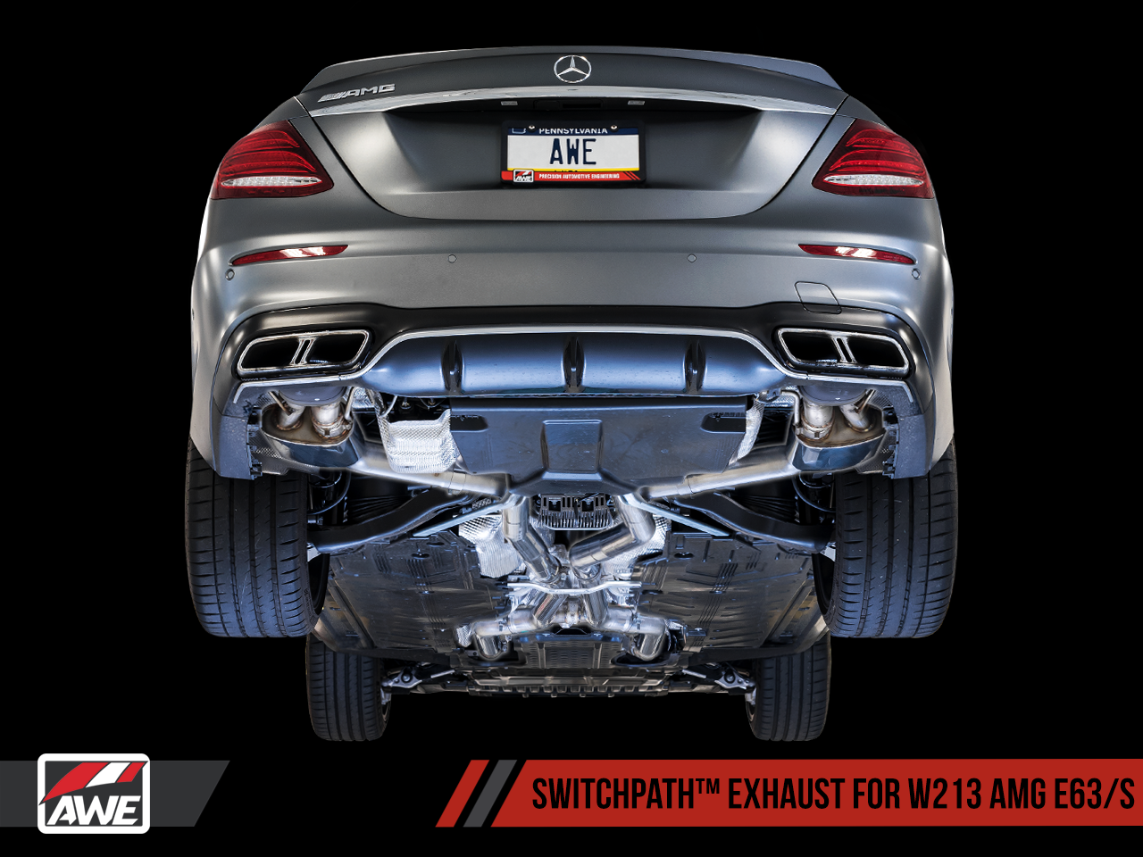 AWE SwitchPath™ Exhaust for W213 AMG E63/S Sedan / Wagon (for AMG Performance Exhaust Cars)