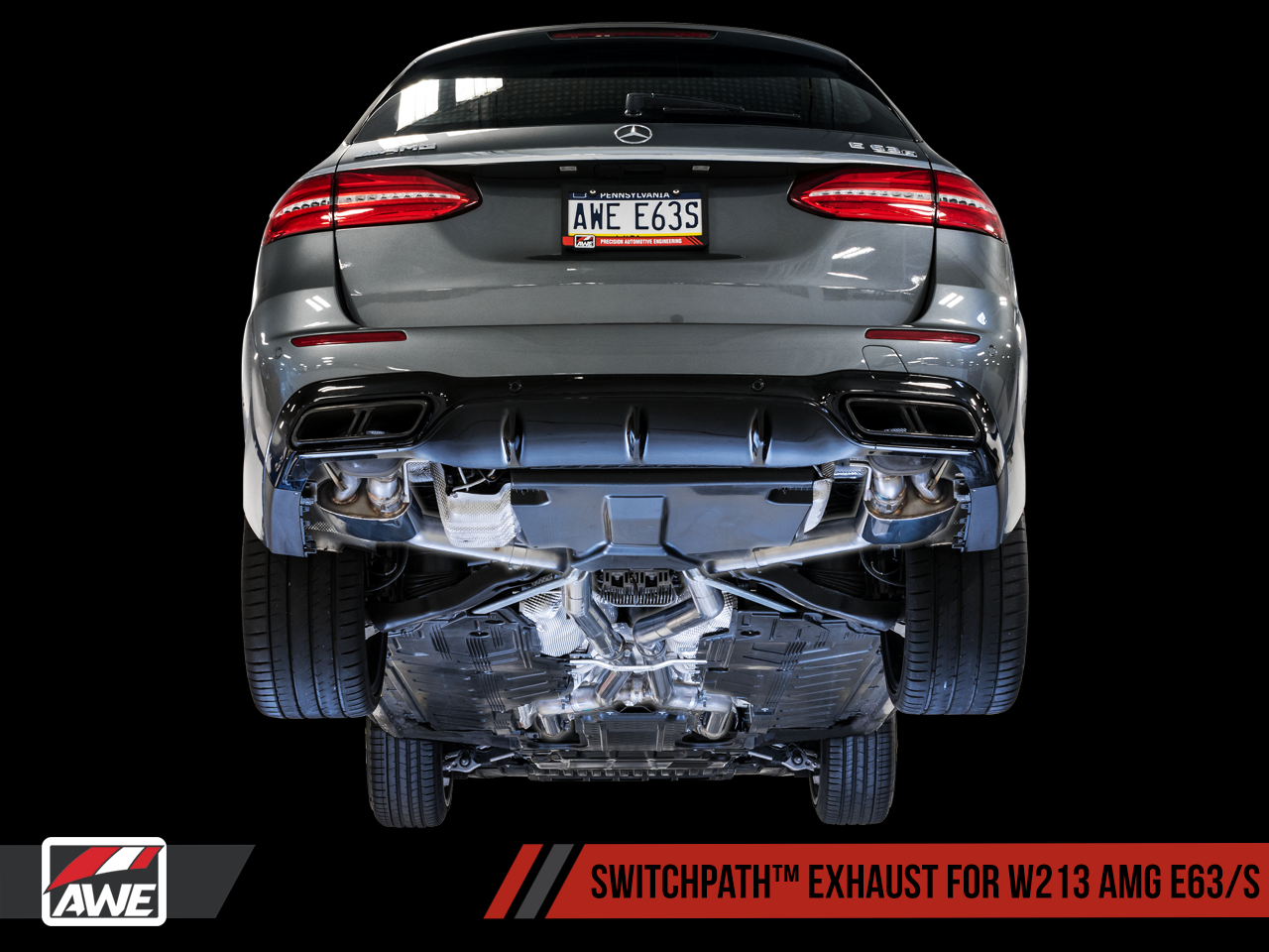 AWE SwitchPath™ Exhaust for W213 AMG E63/S Sedan / Wagon (for AMG Performance Exhaust Cars)