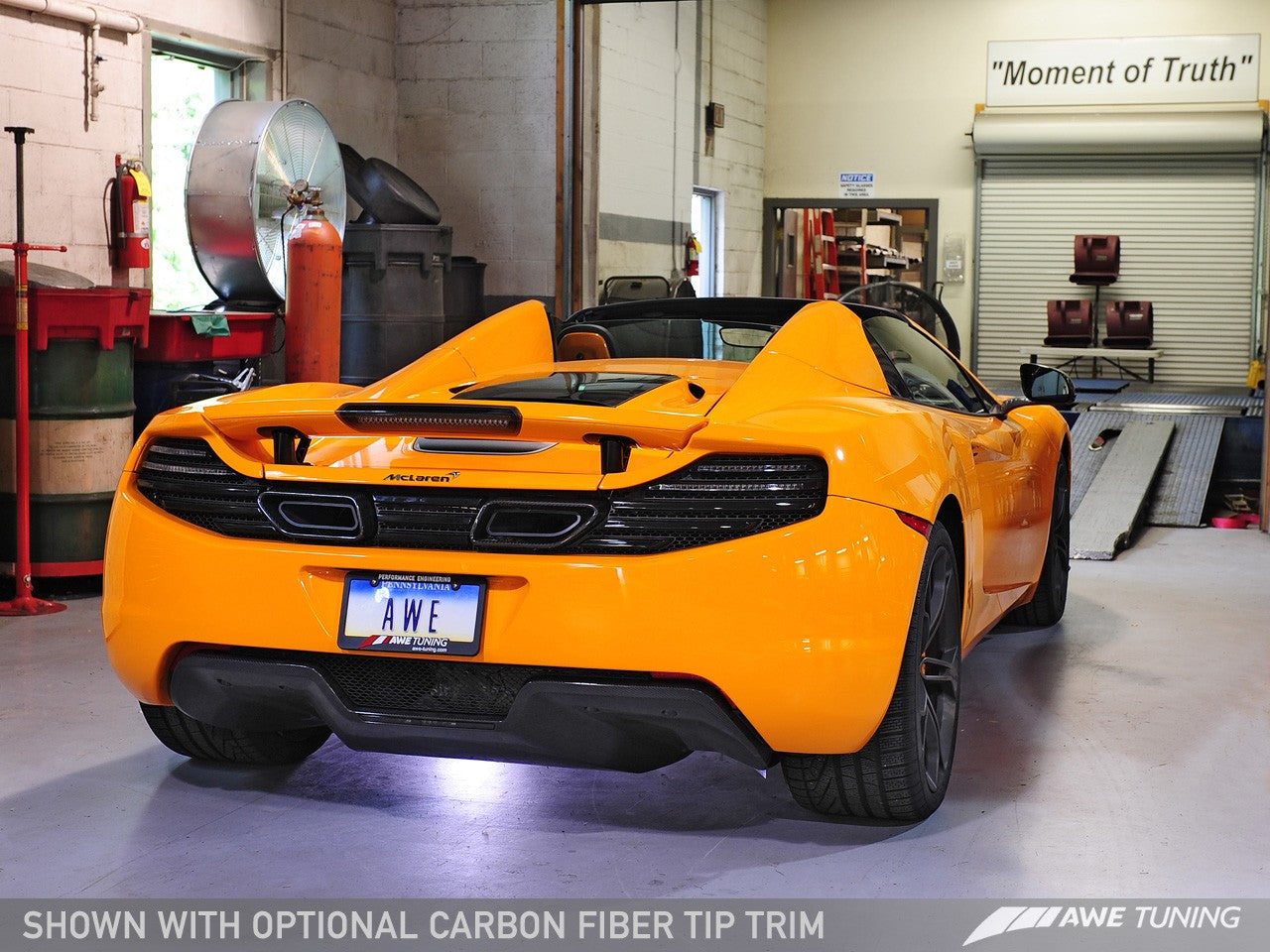 AWE Performance Exhaust for McLaren MP4-12C - Black Tips