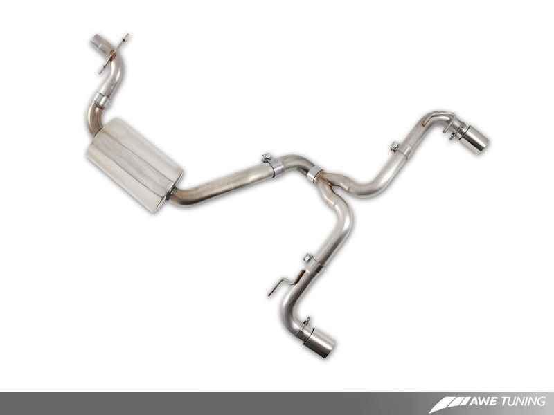 AWE Performance Catback Exhaust for Mk6 GTI - Chrome Silver Round Tips