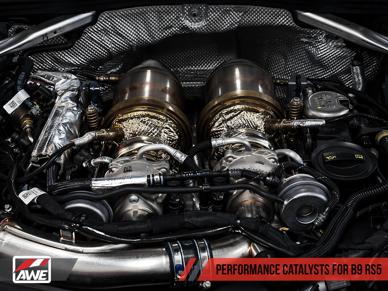 AWE Performance Catalysts for Audi B9 RS 5