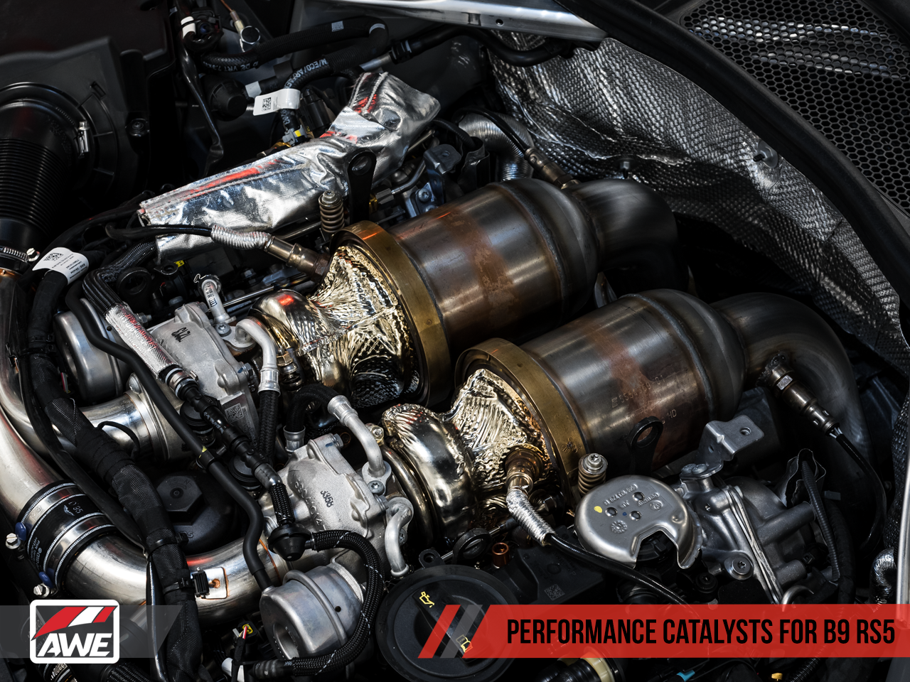 AWE Performance Catalysts for Audi B9 RS 5