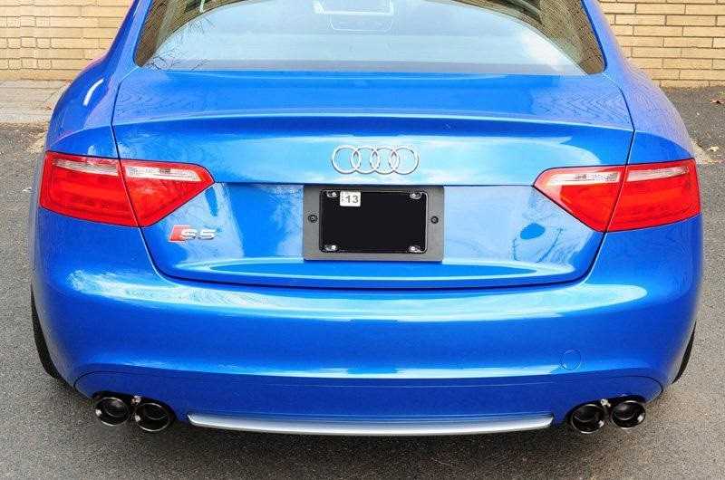 AWE Track Edition Exhaust System for B8 S5 4.2L - Diamond Black Tips