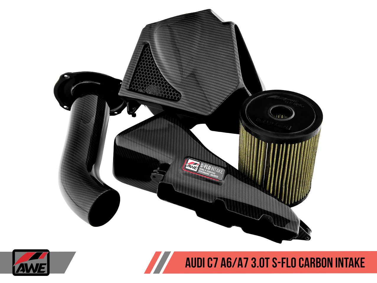 AWE S-FLO CARBON INTAKE FOR AUDI C7 A6 / A7 3.0T