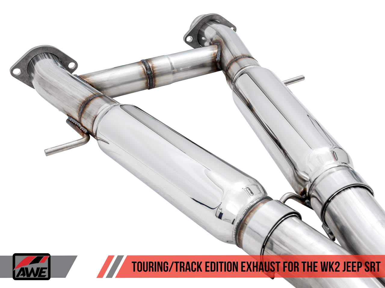 AWE Tuning 2020 Jeep Grand Cherokee SRT Touring Edition Exhaust - Chrome Silver Tips