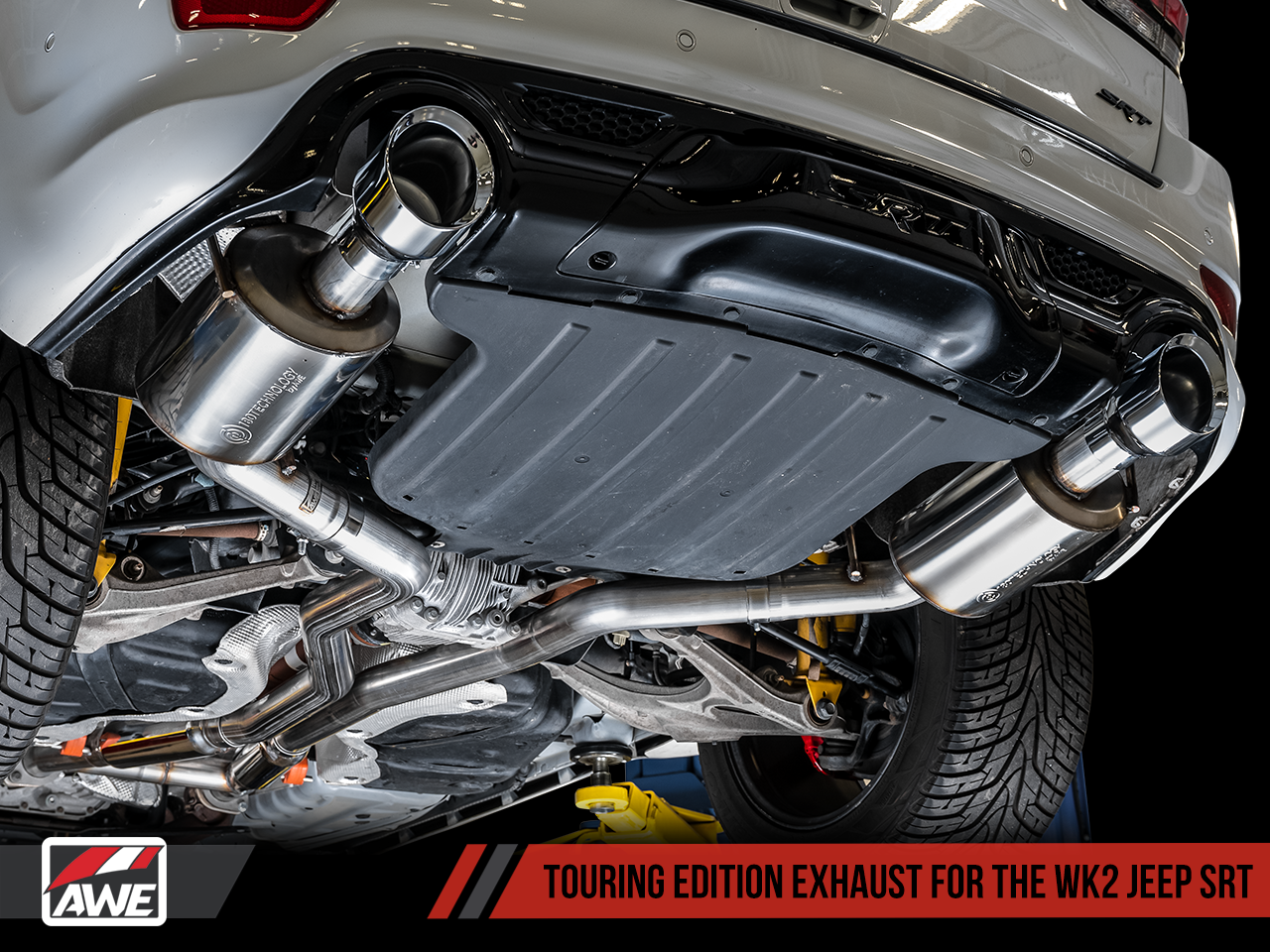 AWE Tuning 2020 Jeep Grand Cherokee SRT Touring Edition Exhaust - Chrome Silver Tips - 0