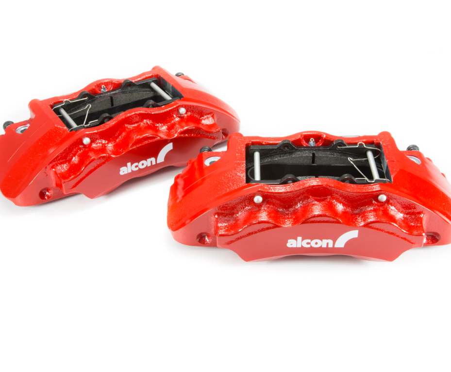 Alcon 2016+ Toyota Tacoma w/ 17in+ Wheels 352x30mm Rotors 6-Piston Red Calipers Front Brake Kit