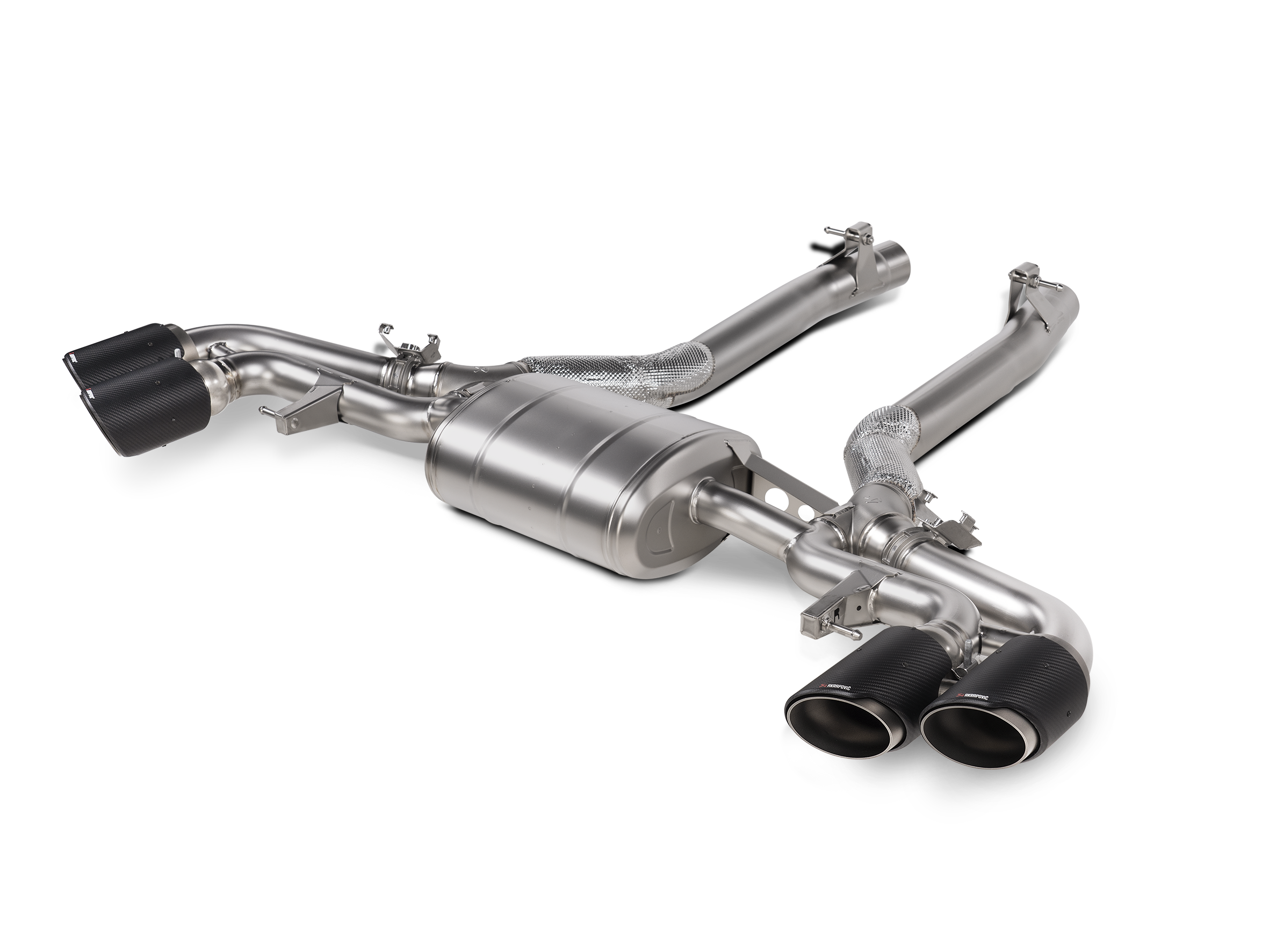 Akrapovic 2024+ BMW X5M / X6M (Face Lift) Slip-On Line (Titanium)