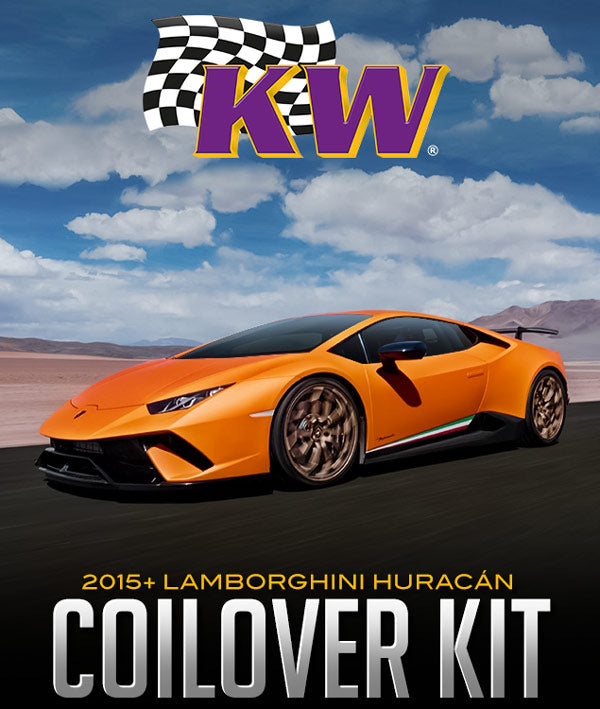 KW Coilover Kit V5 2014+ Lamborghini Huracan (Incl Spyder) w/ NoseLift / w/ Elec. Dampers