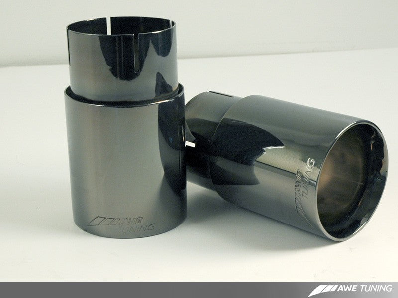 AWE Track Edition Exhaust for B6 S4 - Diamond Black Tips