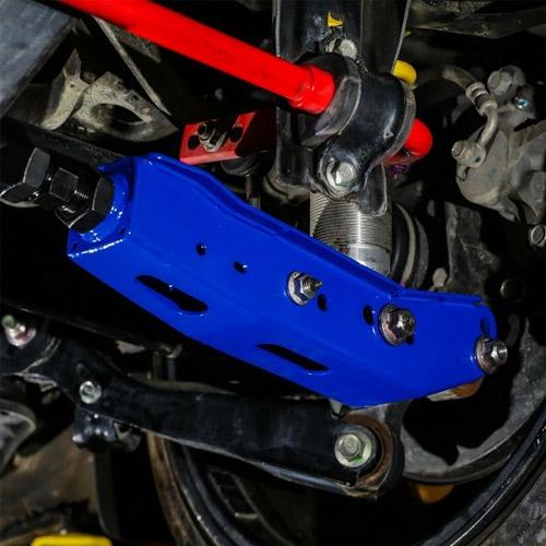 BLOX Racing Rear Lower Control Arms - Blue (2013+ Subaru BRZ/Toyota 86 / 2008+ Subaru WRX/STI) - 0