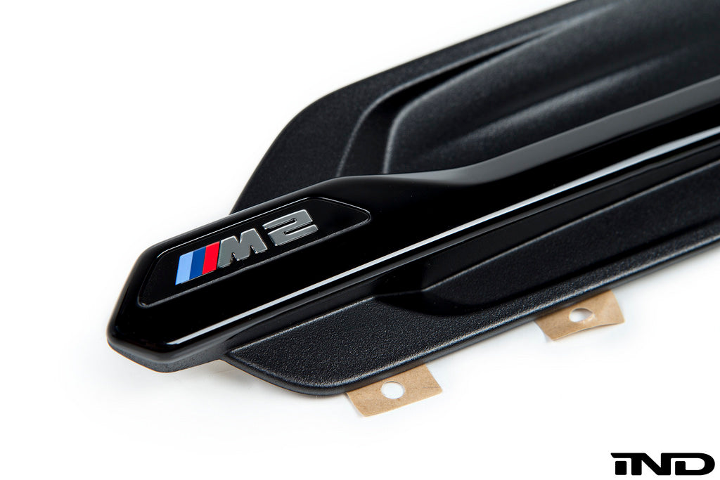 BMW M Performance F87 M2 Side Marker Set - Gloss Black - 0