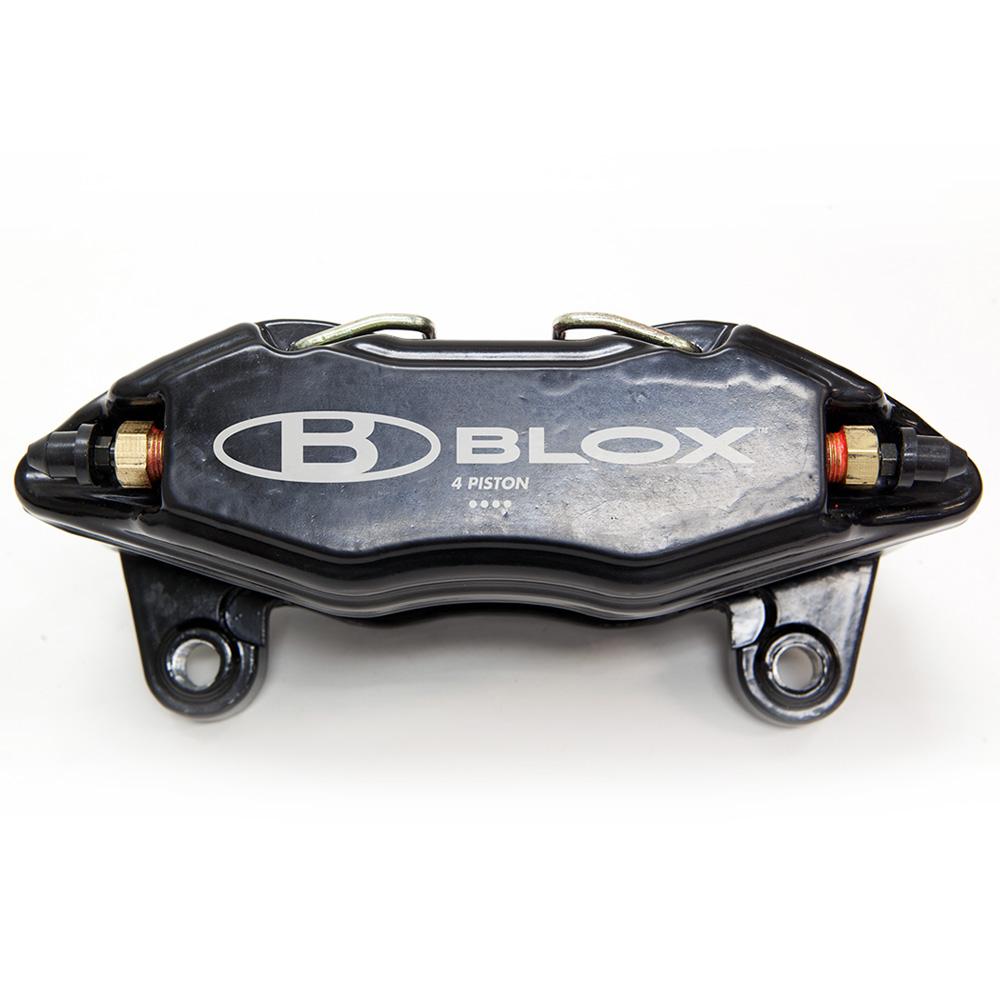 BLOX Racing Forged 4 Piston Calipers - Single (Fits Honda/Acura 262mm Rotors)