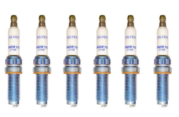 Brisk Silver Racing 2MOR10S Spark Plug - Set Of Six | 2MOR10S-KT6