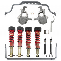 Belltech 21+ GM SUV SWB ONLY Height Adjustable Front Coilovers & Anti-Swaybar Set