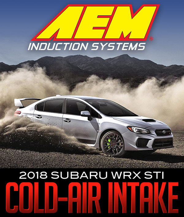 AEM INDUCTION COLD-AIR INTAKE SYSTEM: 2018 SUBARU WRX STI