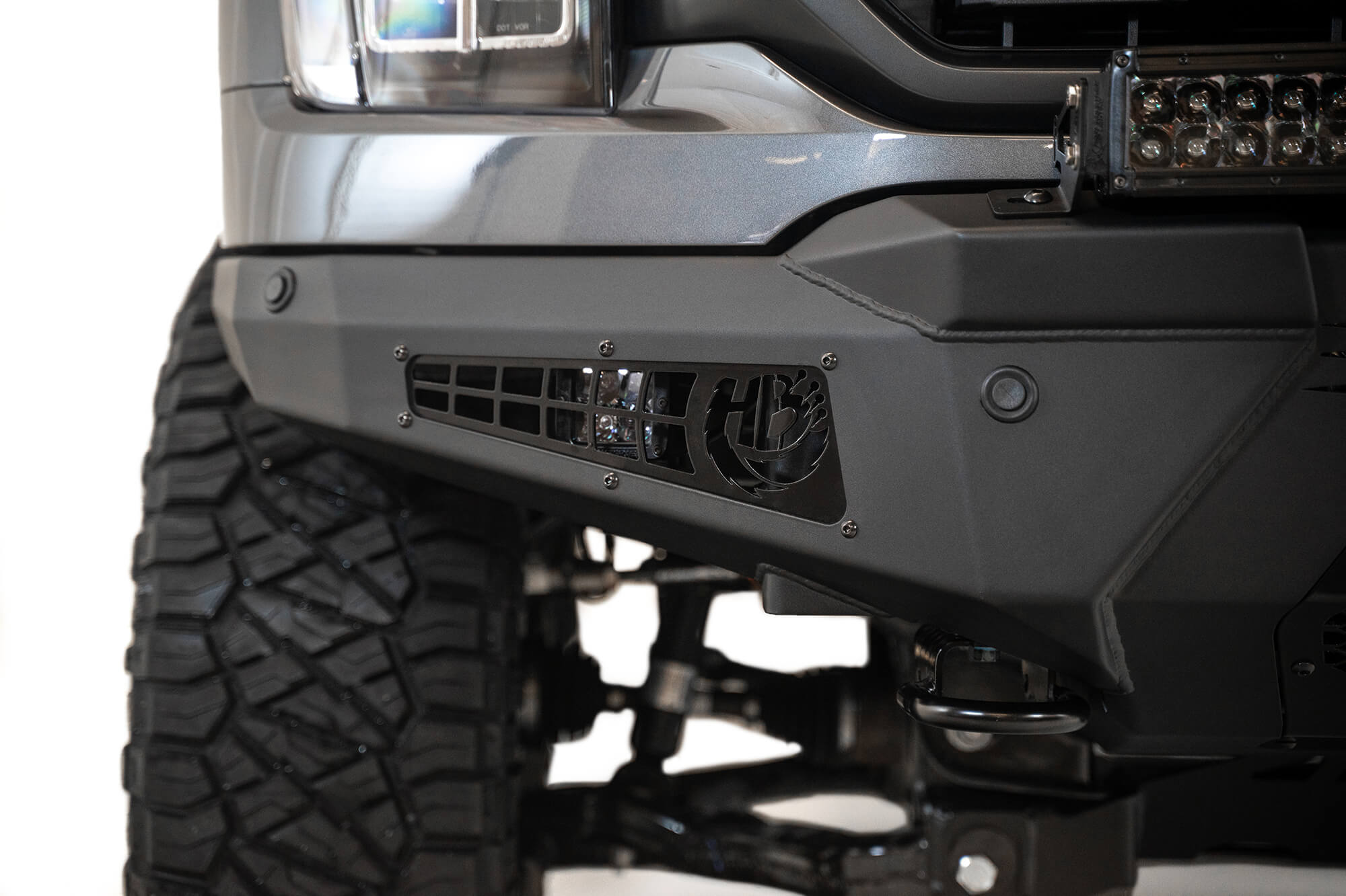 ADDICTIVE DESERT DESIGNS HONEYBADGER FRONT BUMPER: 2021+ FORD F-150 - 0