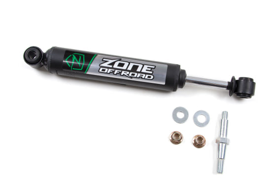 ZONE OFFROAD STEERING STABILIZER: 2011–2019 GM 2500HD/3500HD TRUCKS