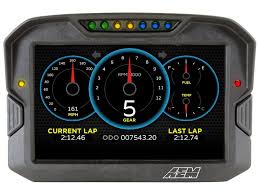 AEM CD-7 Logging GPS Enabled Race Dash Carbon Fiber Digital Display w/o VDM (CAN Input Only) - 0