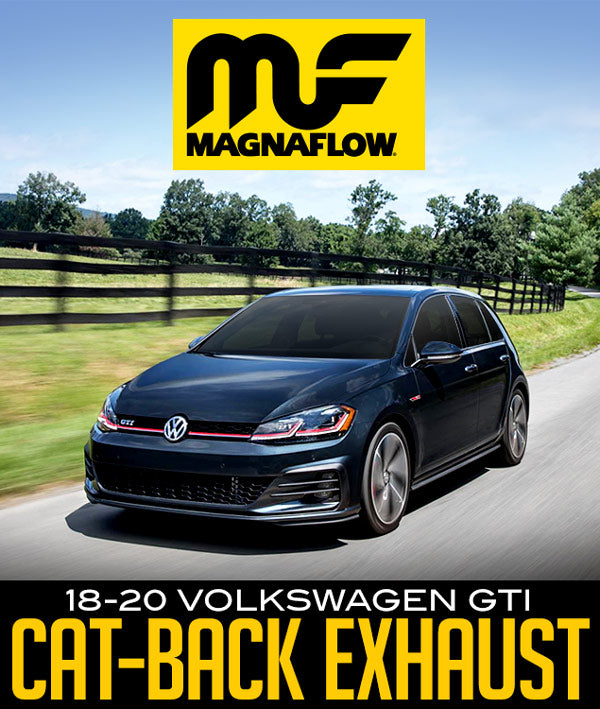 MAGNAFLOW TOURING SERIES CAT-BACK EXHAUST: 2018–2020 VOLKSWAGEN GTI - 0