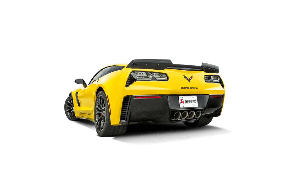 AKRAPOVIČ SLIP-ON LINE TITANIUM EXHAUST: 2014+ CHEVY CORVETTE Z06