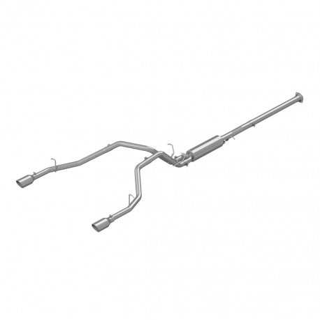 Aluminized Steel 2.5" Cat Back Dual Split Rear