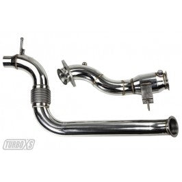 DOWNPIPE W/ 100 CPI CATALYTIC CONVERTER 2015+ FORD MUSTANG ECOBOOST