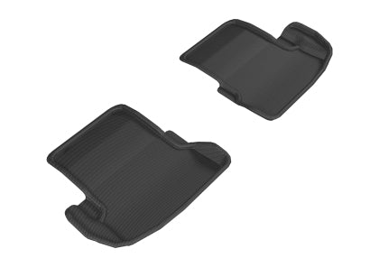 3D MAXpider 2016-2020 Mercedes Benz C-Class Coupe C205 Kagu 1st & 2nd Row Floormats - Black