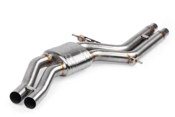 APR CATBACK EXHAUST SYSTEM WITH CENTER MUFFLER - 4.0 TFSI - C7 S6 AND S7 - 0