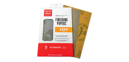 Griots Garage BOSS Finishing Papers - 2500g - 5 .5in x 9in (25 Sheets) (Comes in Case of 6 Units)