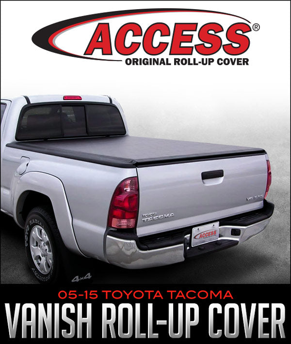 ACCESS VANISH ROLL-UP COVER: 2005–2015 TOYOTA TACOMA 6FT BED