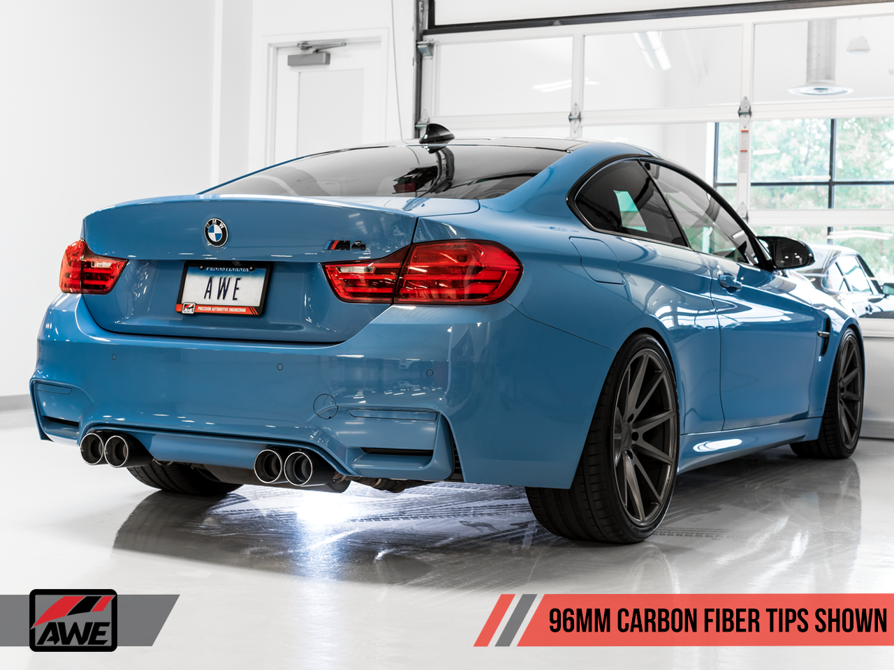 AWE SwitchPath™ Exhaust for BMW F8X M3/M4 - Non-Resonated - Carbon Fiber Tips