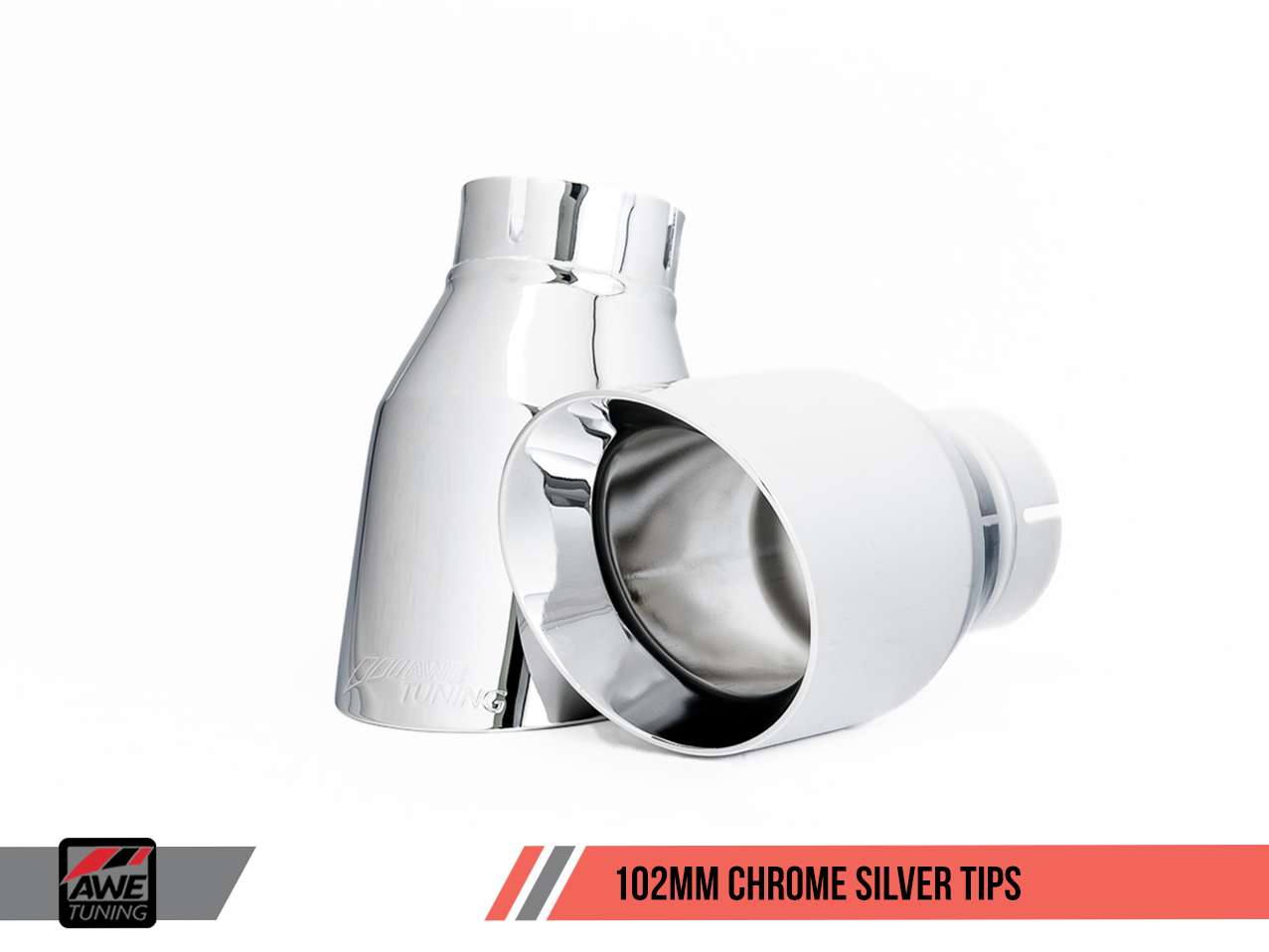 AWE Touring Edition Exhaust System for Porsche Macan S / GTS / Turbo - Chrome Silver 102mm Tips