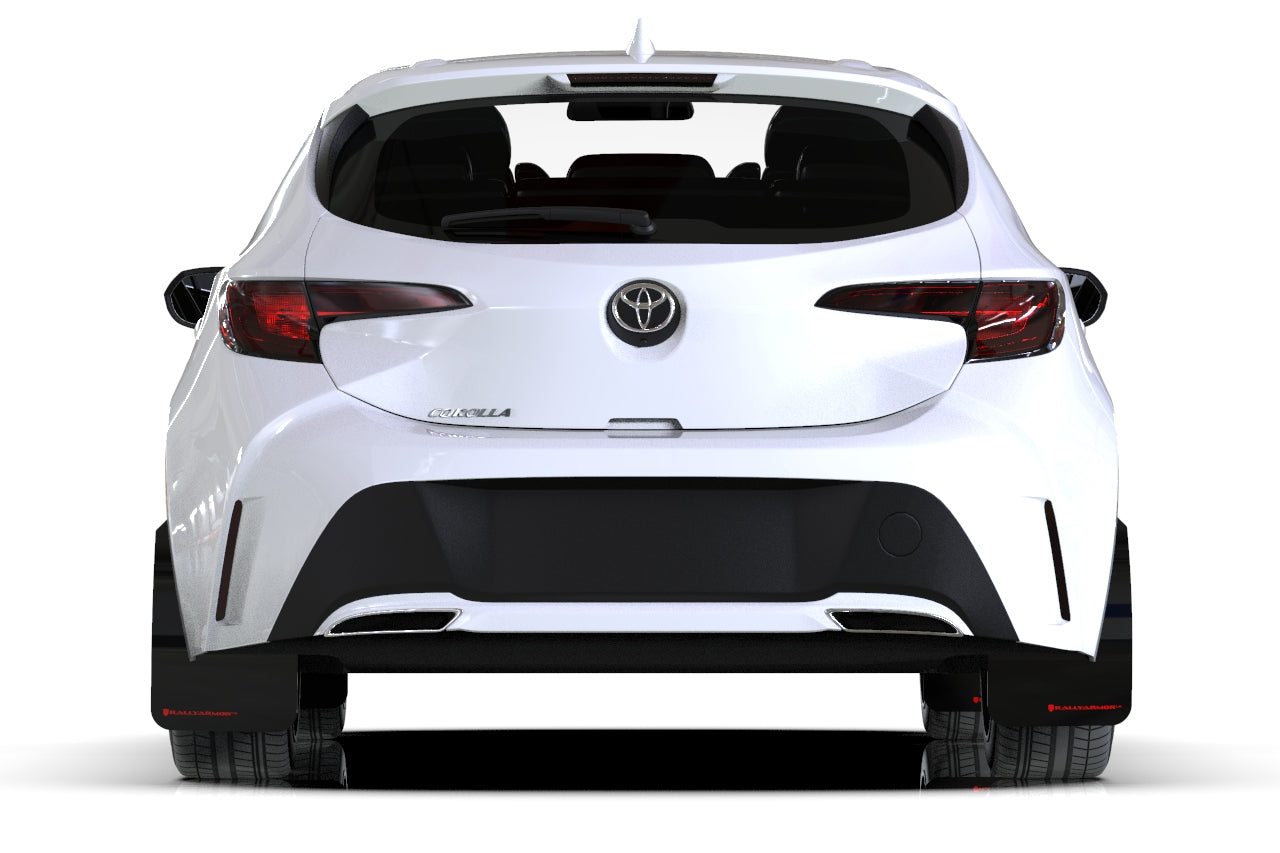 RALLY ARMOR UR MUD FLAPS: 2019+ TOYOTA COROLLA HATCHBACK