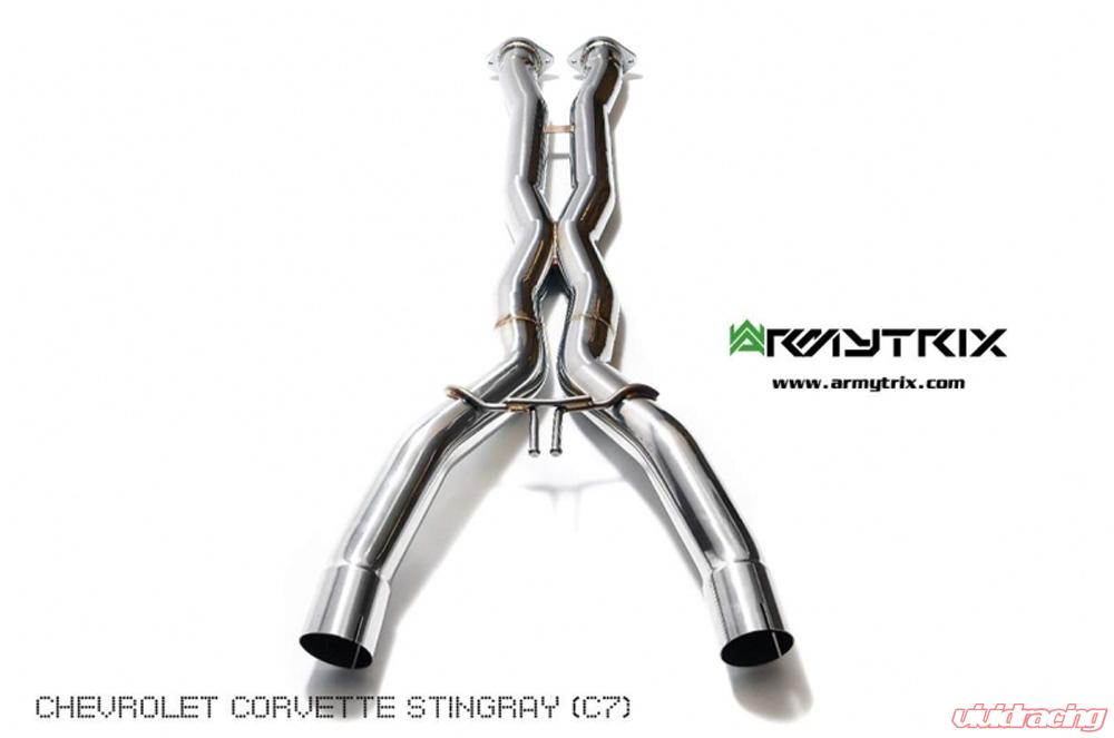 ARMYTRIX Valvetronic Exhaust System w/X-Pipe | Chevrolet Corvette C7 2014-2019 - 0