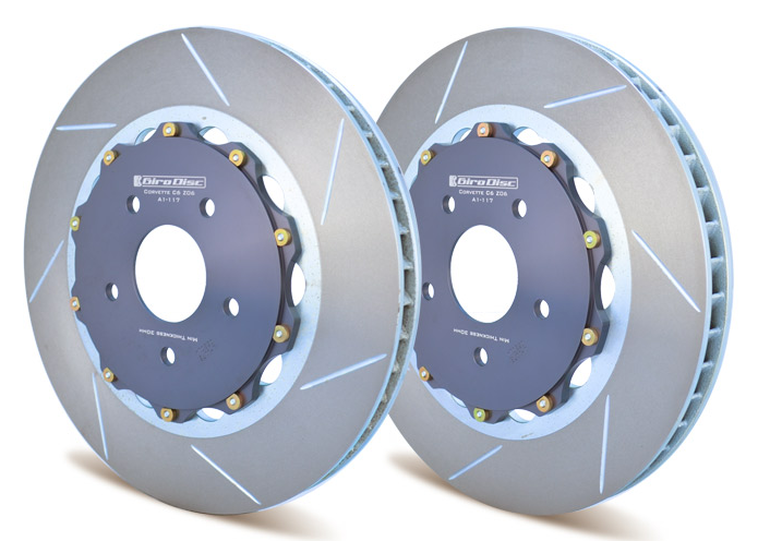 Girodisc Front 2pc Floating Rotors for Chevy Corvette C5 with Z51 Package